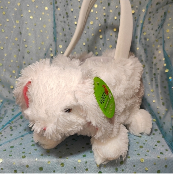 🍄Plush Long Hair Rabbit Bunny Rabbit Easter Basket Toy - Picture 2 of 9
